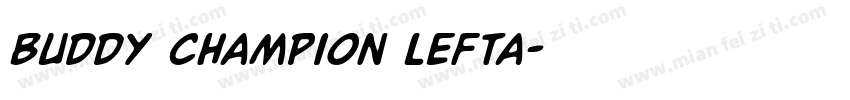 Buddy Champion Lefta字体转换